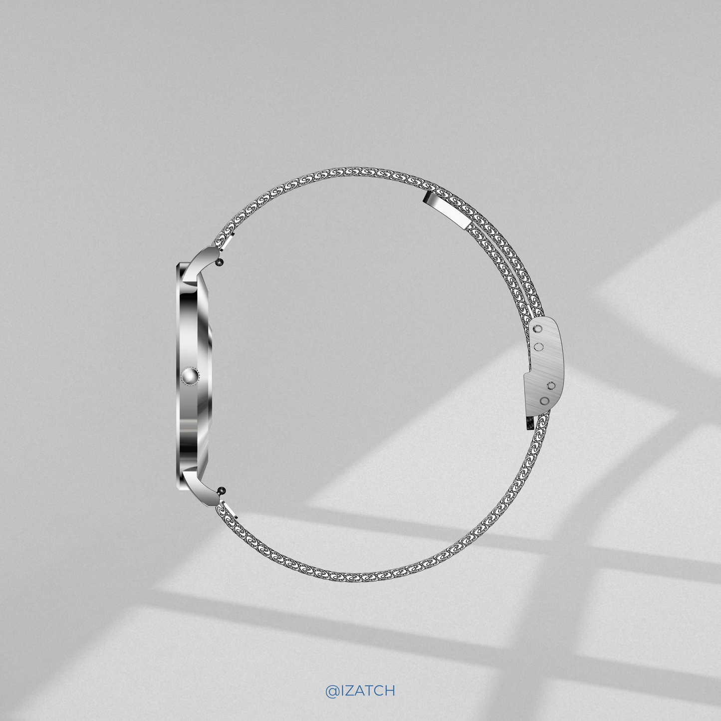 izatch Smartwatch Silber