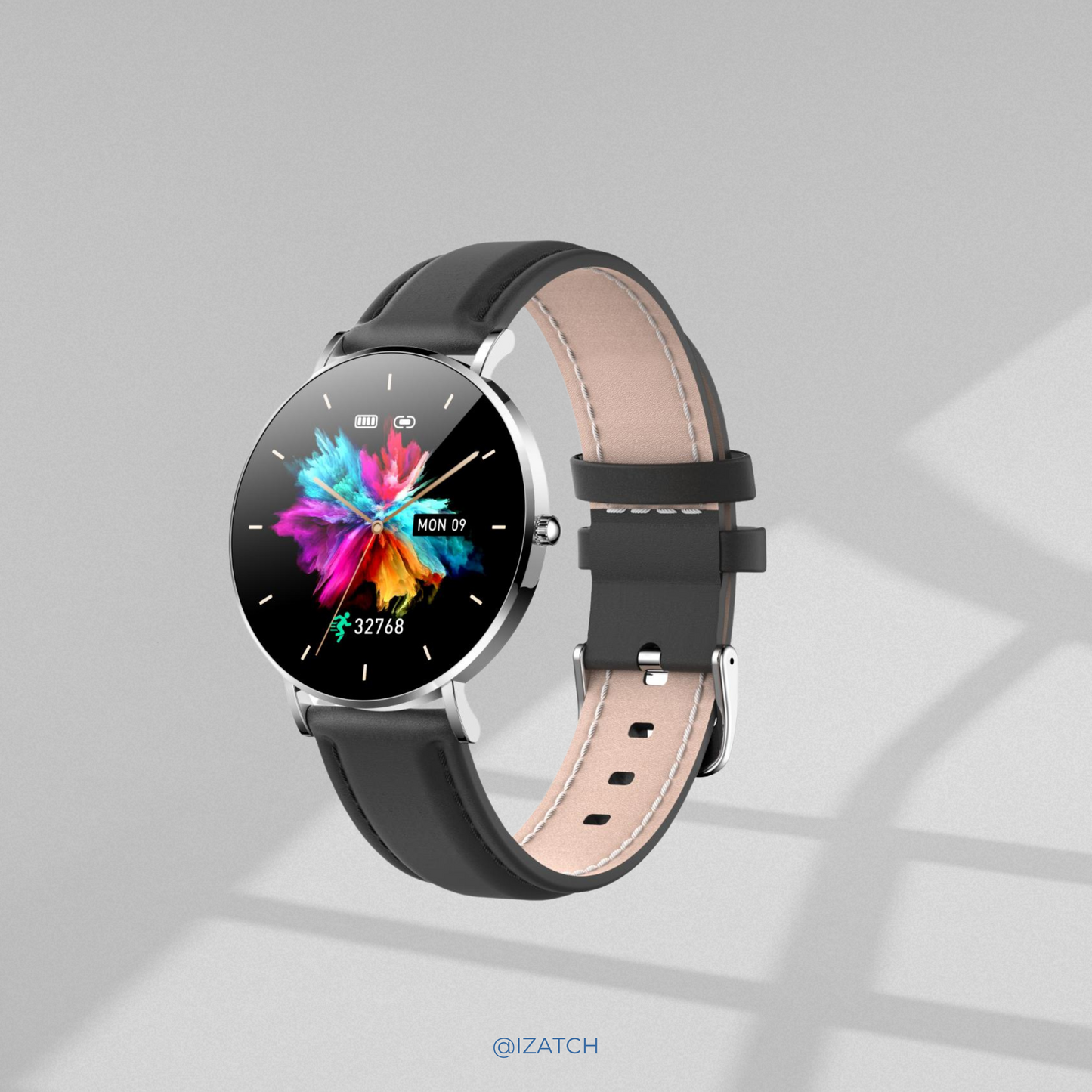 izatch Smartwatch Schwarz